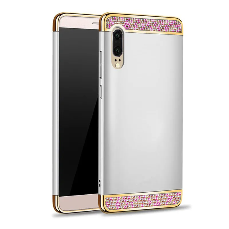 Y6 Prime 2018 блестящие жесткие чехлы со стразами для huawei Y9 Y5 Y7 PRO 2019 honor 8a pro Y3 2017 на