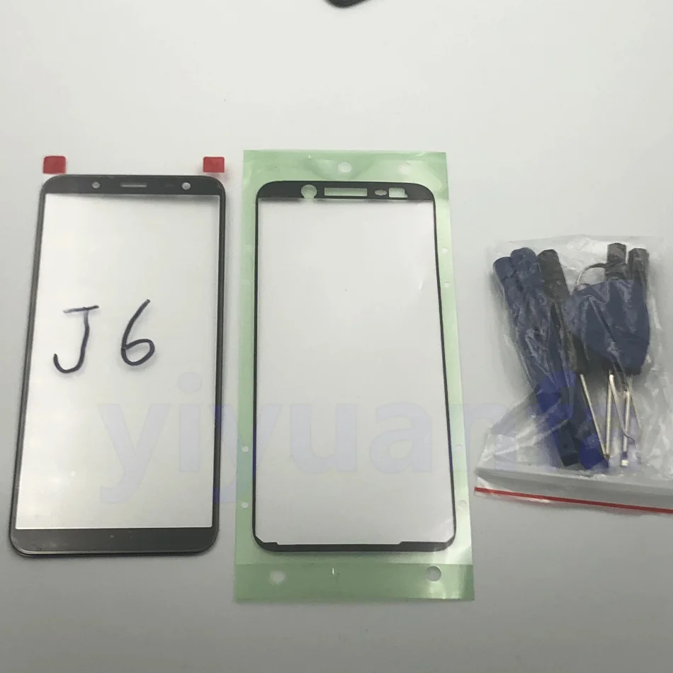 Сменный сенсорный ЖК-экран оригинальный внешний стеклянный экран для Samsung Galaxy J6