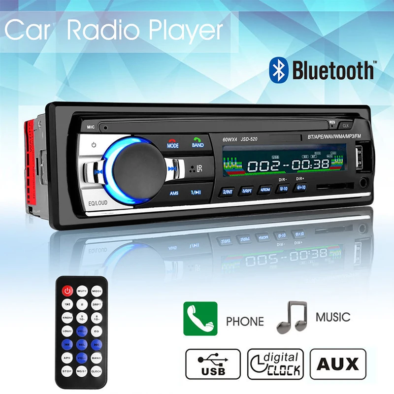 Автомобильный MP3-плеер OLED цветной экран Bluetooth авто карта машина радио для