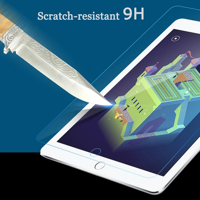 Для Apple iPad 2/3/4 Экран протектор Закаленное Стекло Высокое разрешение царапинам