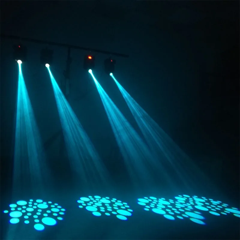 Чехол для полета с 4 шт./лот горячая Eyourlife LED Inno Pocket Spot Mini Moving Head Light 30 Вт DMX Dj 8 Gobos Effect