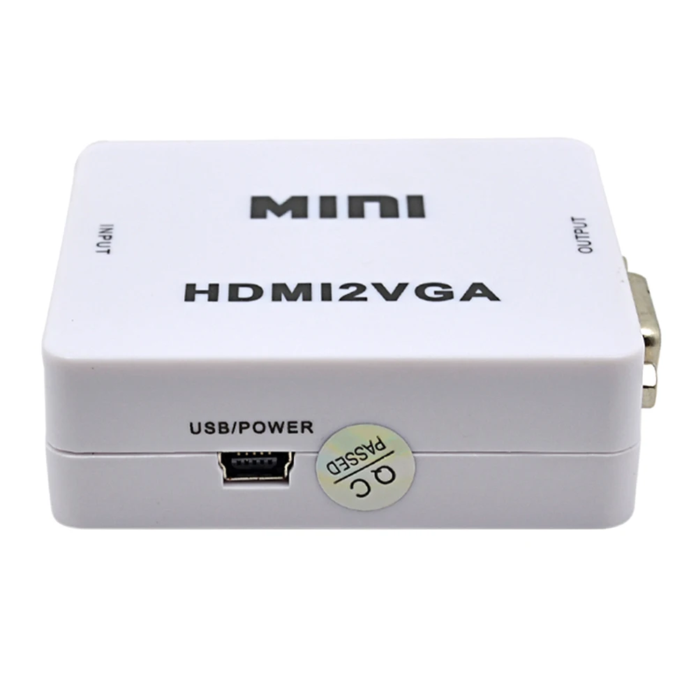 Преобразователь CHIPAL 1080P HDMI в VGA + аудио питание HDMI2VGA адаптер Коннектор для Xbox 360 PS3