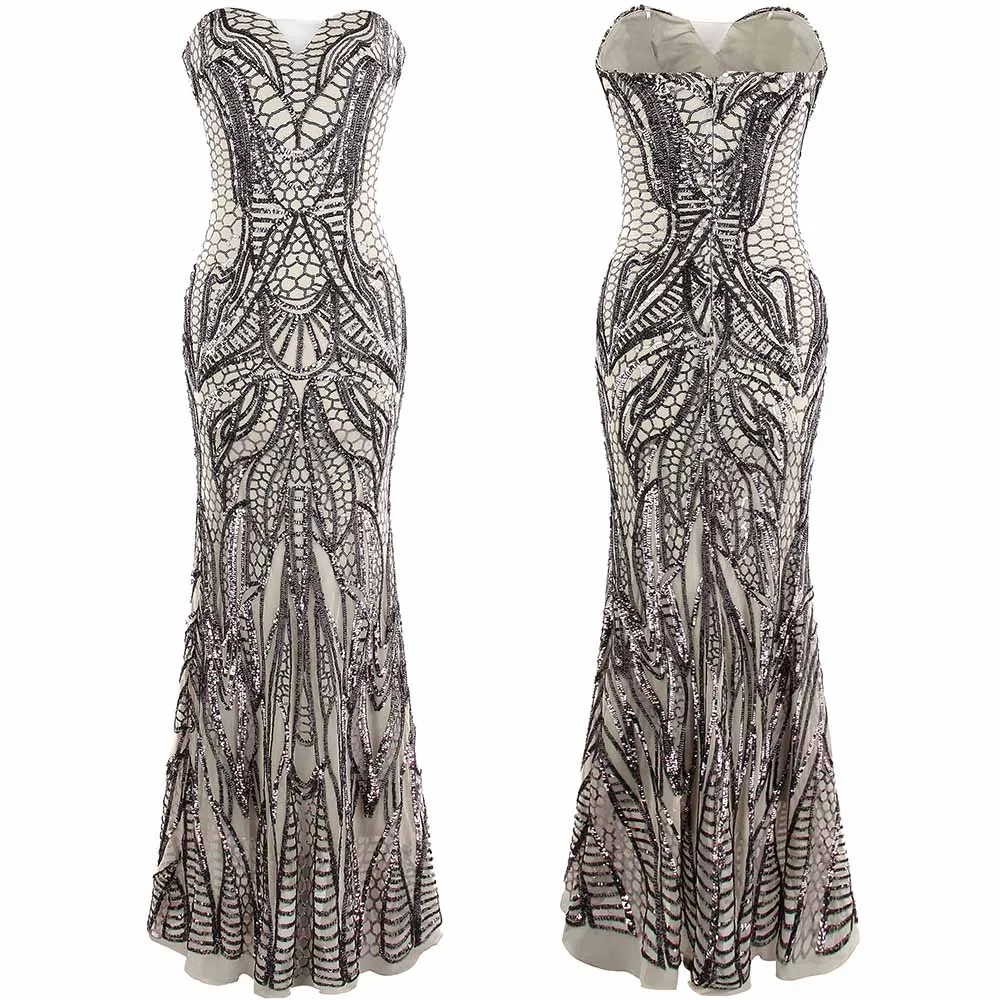 212 gray Angel-Fashion женские платья карамельного цвета для выпускного вечера, винтажный костюм с блестками в стиле арт-деко, золотой, фиолетовый, серый, розовый, 212 - Цвет: 212 gray