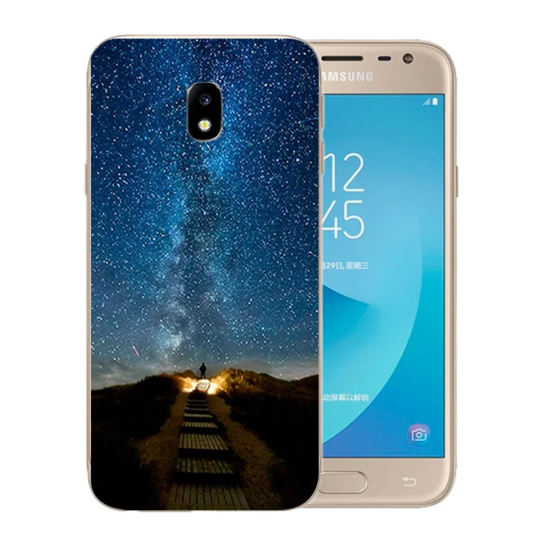 Чехлы для телефонов Samsung J3 2017 мягкий силиконовый чехол из ТПУ с 3D принтом узором