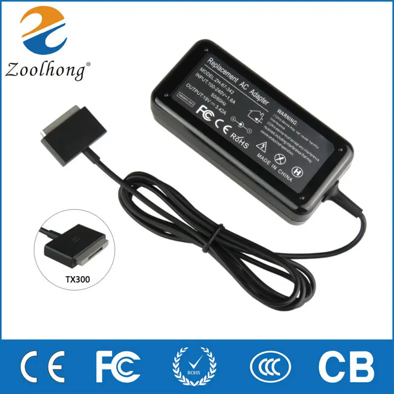 Адаптер питания для ноутбука ASUS Transformer Book TX300, 19 в, 13,3 А, 65 Вт