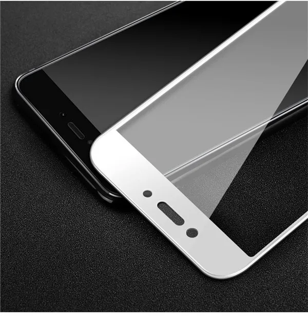 Imak бренд полное покрытие закаленное стекло для Xiaomi Redmi 4X Стекло 5,0 дюймов Премиум полный экран протектор Защитная пленка безопасный Чехол - Цвет: White