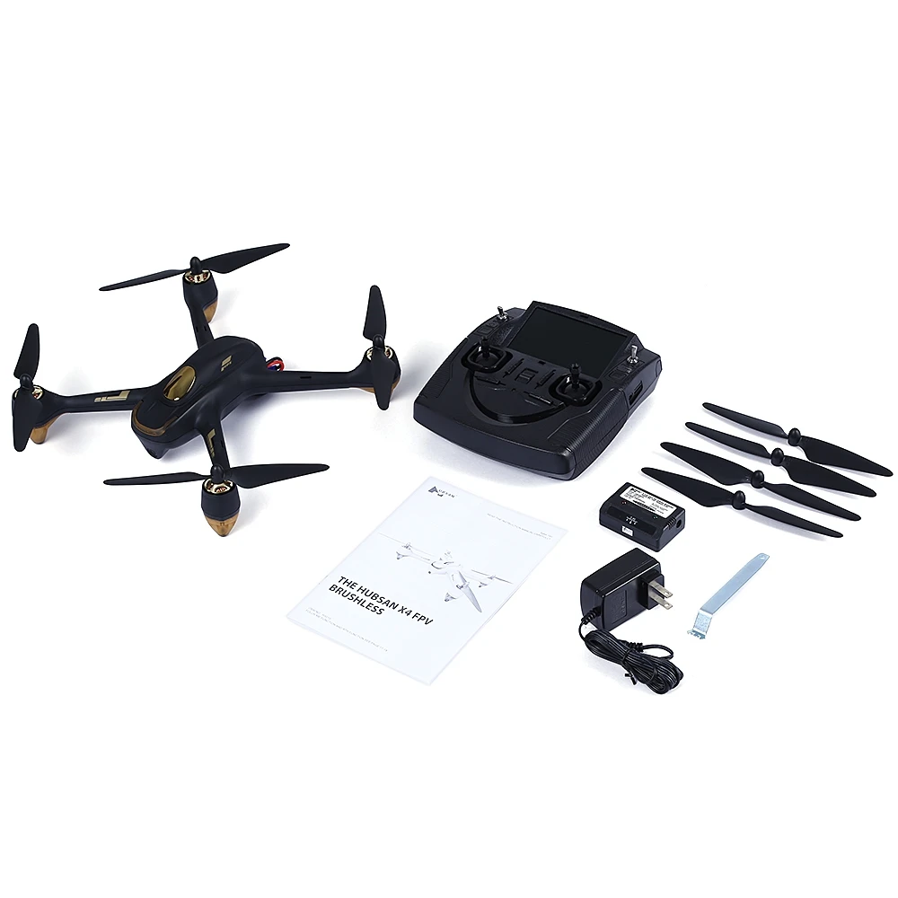 Hubsan H501S X4 Радиоуправляемый Дрон 5.8 Г FPV системы 10CH бесщеточный с 1080 P HD Камера Quadcopter
