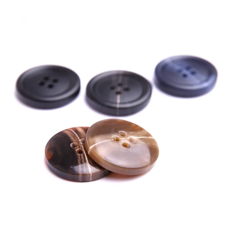 50 шт. 18mm20mm23mm25mm28mm Смола Кнопка для пальто женщин мужчин модные костюмы Пуговицы