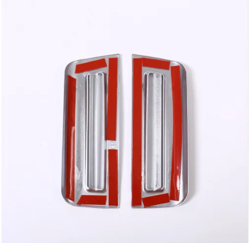 Для Landrover Range Rover VELAR 2017 автомобильный Стайлинг ABS Матовый Серебряный столб Чехлы