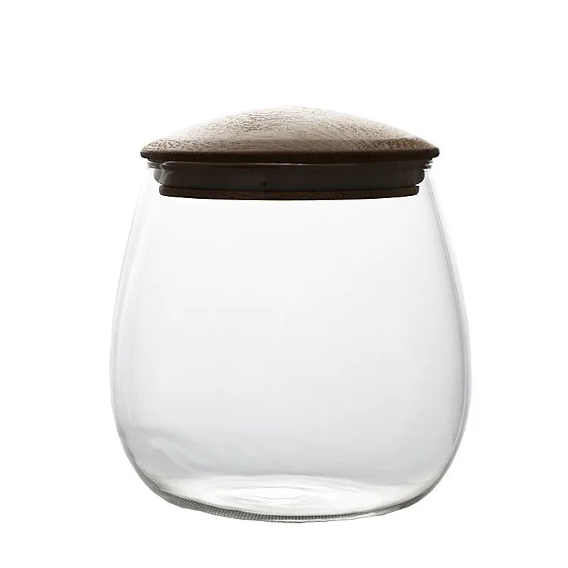Творческий Mason Jar специи боросиликаное стекло банки с крышкой Герметичная кухня хранения бутылки кофе сахар оптом контейнер карамельная трось сandy cans