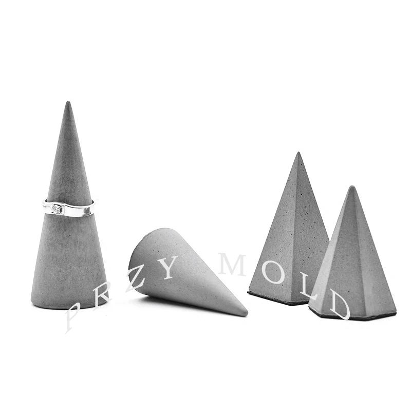 Силиконовые формы для бетонного цемента кольца браслет подставка ювелирных