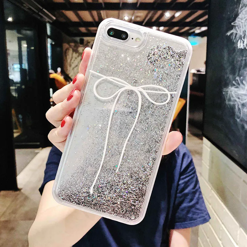 Новый ультратонкий чехол для телефона с зыбучим песком защитный iPhone 6 6S 7 8 7Plus X |