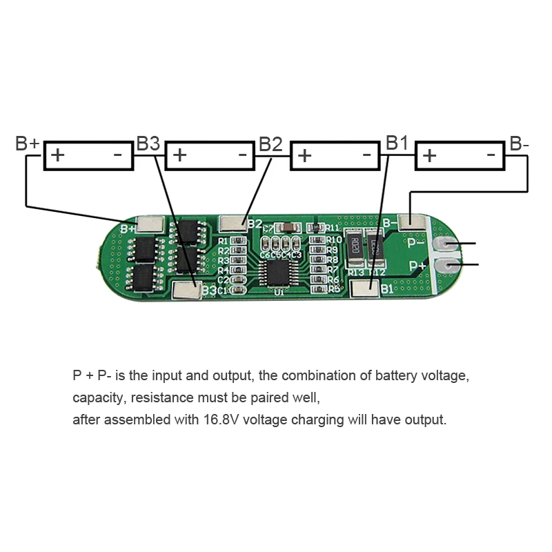 AIYIMA 2Pcs 4S 14.8V 12A Li-ion Lithium Battery BMS 18650 Charger Protection Board Module 16.8V Overcharge Over Short Circuit |