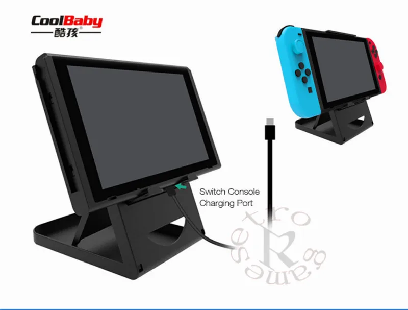 Портативная Компактная настольная подставка для игровой консоли Nintendo Switch