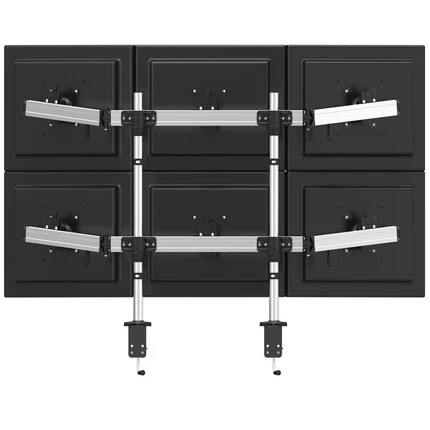 Алюминиевый сплав 6 Планшетов вертикальная Втулка с зажимом бесшовное