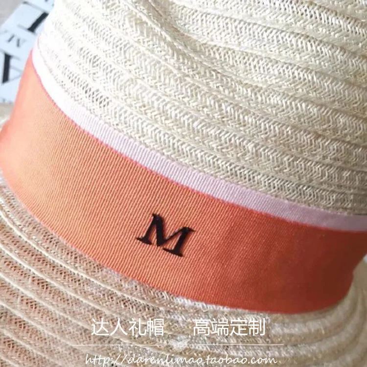 Летняя мода m широкополая sunbonnet Роскошные strawhat пляж шапка женская шляпа