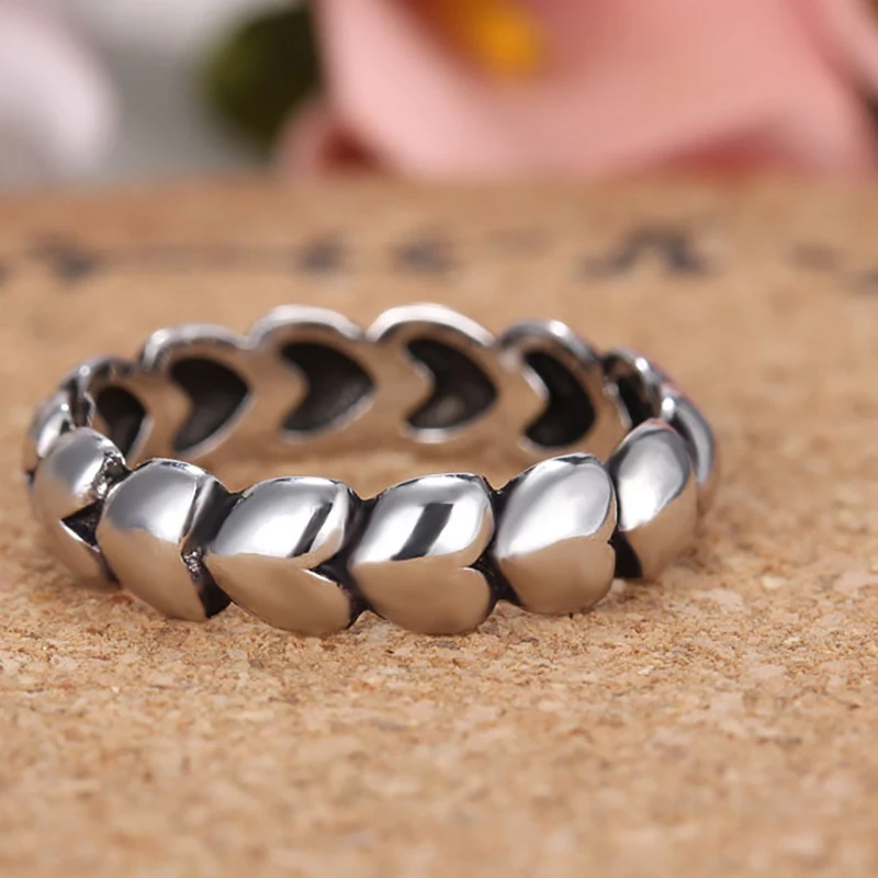 CUTEECO 5 размеров серебро 4 цвета мм сердце гладкая поверхность обручальные кольца для Женское Обручальное украшение