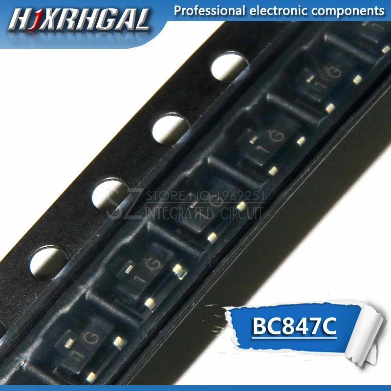 

10 шт., транзистор BC847C SOT-23 BC847 SOT23 SOT SMD и 3B