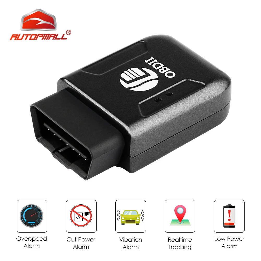 Автомобильный GPS трекер OBD2 устройство для отслеживания GSM в реальном времени