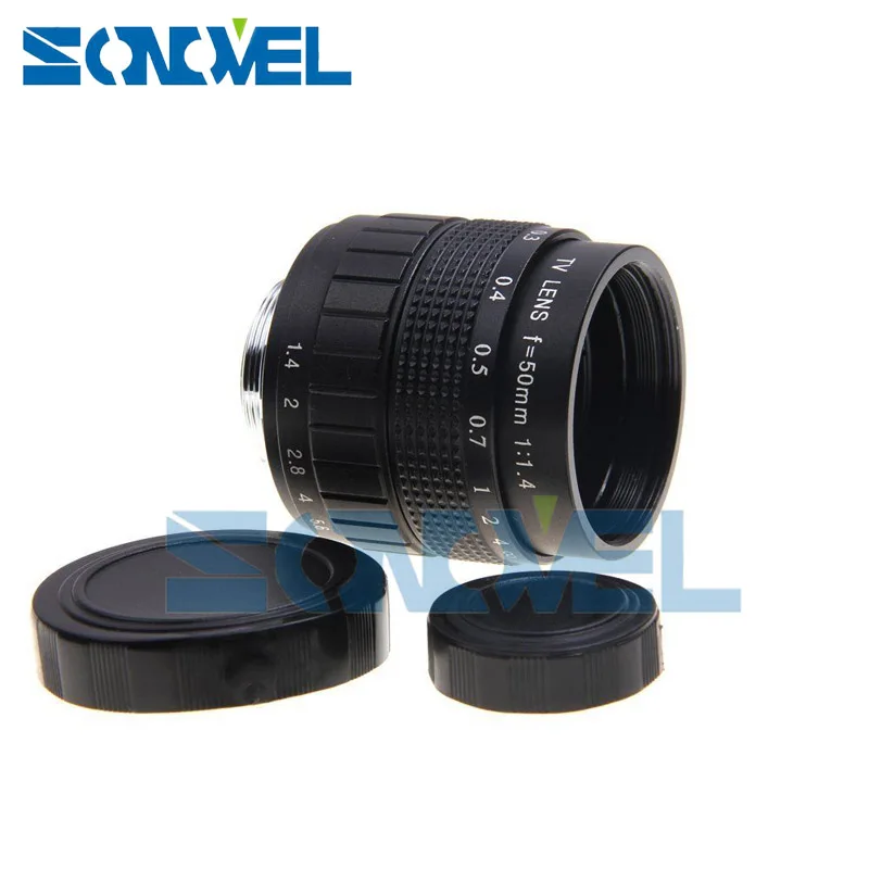 Объектив для тв фильмов 50 мм F1.4 CC C Mount макро кольцо Sony E крепление телевизора с
