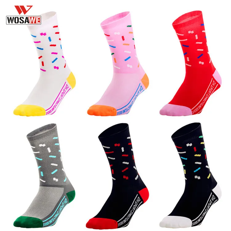 WOSAWE спортивные носки для верховой езды велосипедные до колена профессиональные
