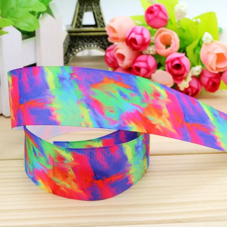 

1.5inch Free Shipping Paint Printed Grosgrain Ribbon material Headwear Party Decoration Diy Wholesale Craft 38mm P5090