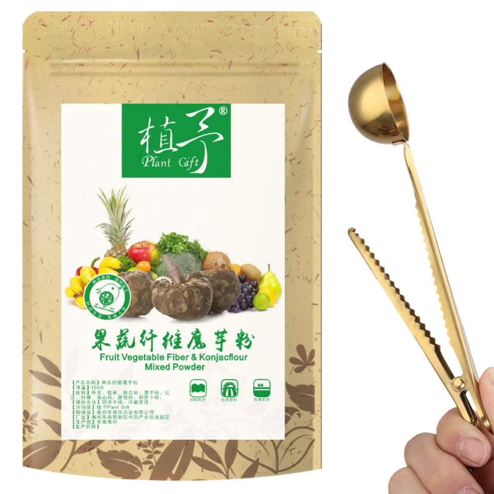 Pure Natural 100g Plant Fruit Vegetable Fiber &amp Konjacflour Mixed Powder Face Film Materials | Красота и здоровье