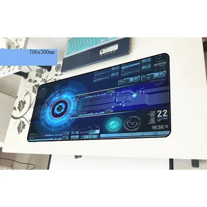 Коврик для мыши olwonow 90x40 см, водонепроницаемый Настольный коврик для мыши, подставка под запястье из натурального каучука, настольные коврики