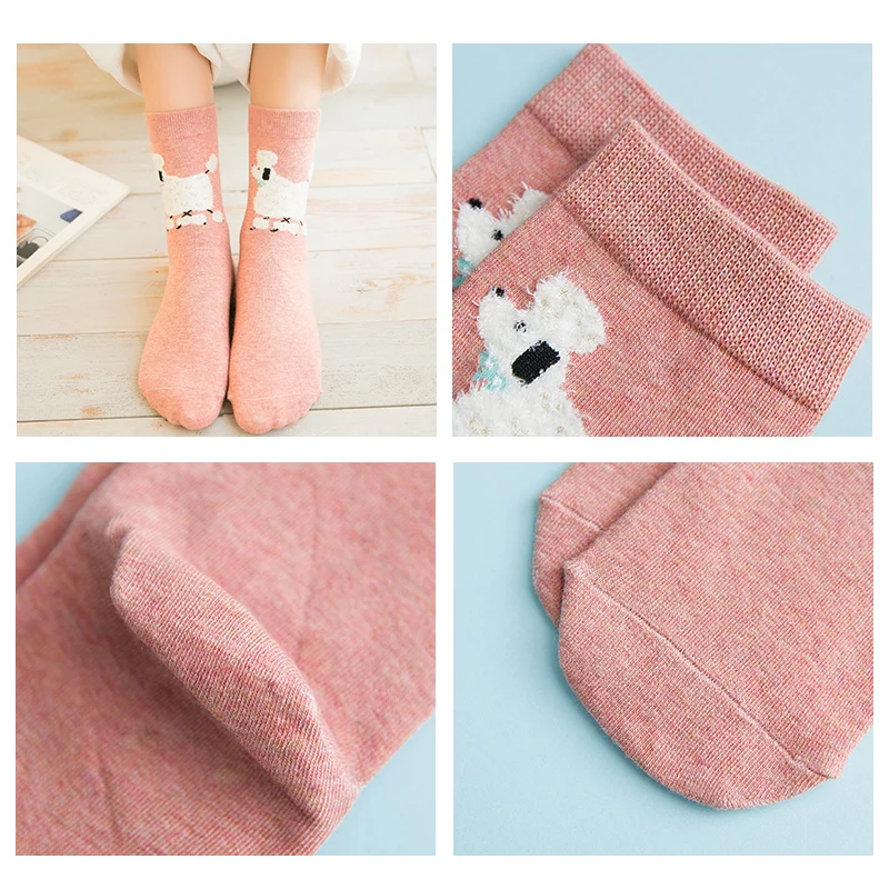5 пар/лот, женские носки в Корейском стиле, милые носки Kawaii, носки с котом, хлопковые носки-тапочки hello kitty