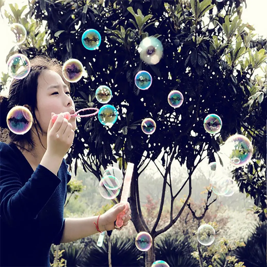 Детские дующие Пузырьковые палочки игрушки набор мульти для улицы Повседневные