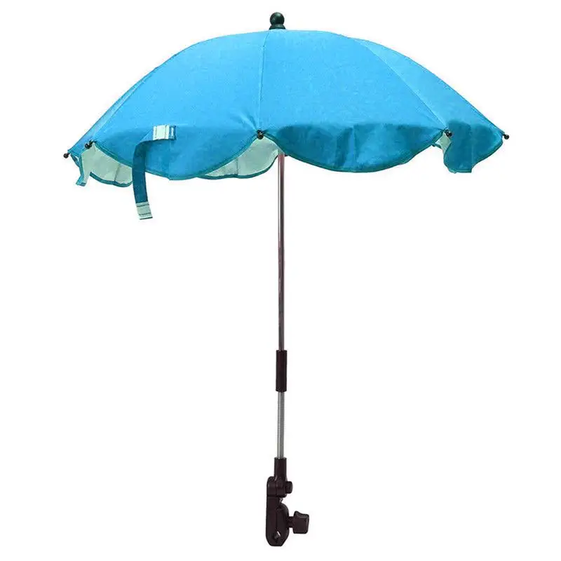Sky Blue Зонт для детской коляски Солнцезащитный козырек крышка коляска зонтик для багги аксессуары для коляски автомобильное сиденье солнцезащитный зонт - Цвет: Sky Blue