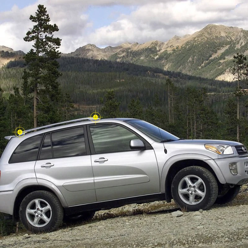 Для Toyota RAV4 4DR 2001 2005 черная Полка на крышу крышка кожуха замена автомобильных