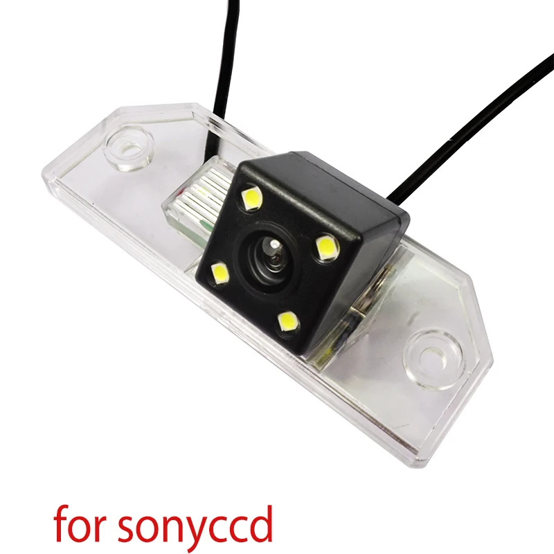 WT sonyccd with LED CCD HD Автомобильная камера заднего вида для Ford Focus Хэтчбек MK2 седан C-Max MK1 парковочная камера динамический трек cure line - Название цвета: WT sonyccd with LED