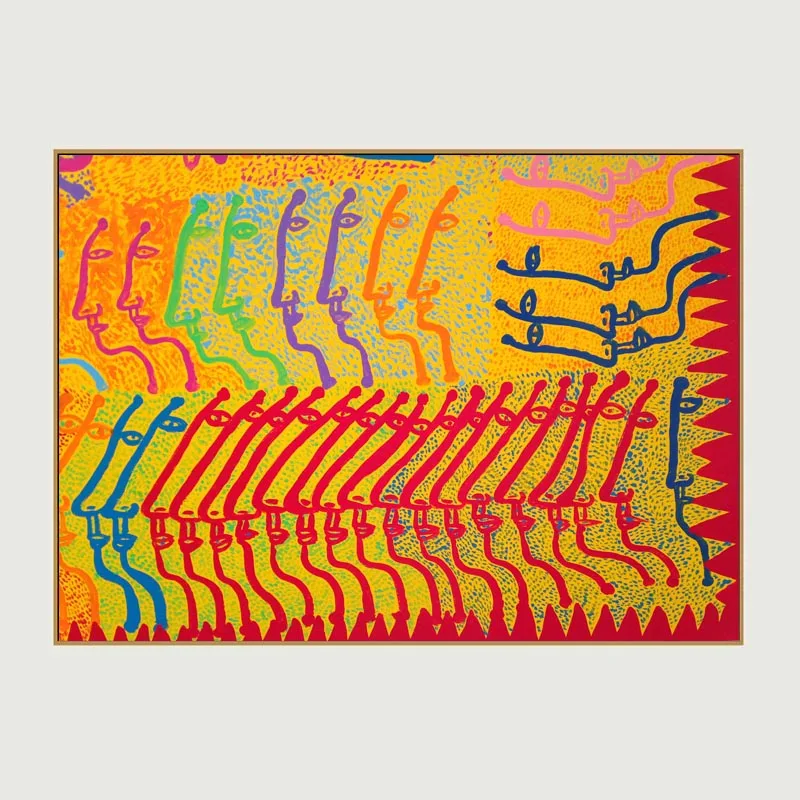 Светло-зеленый SELFLESSLY ART Yayoi Kusama Canvas Art Red Pumpkin Printed Oil Painting On Canvas Wall Painting for Home Decor Wall Picture - Цвет: Светло-зеленый