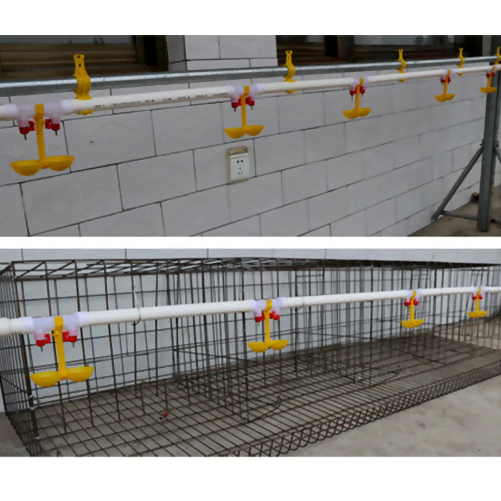 Behogar 4 шт. двойной кормушки поилки куриный питьевой фонтан чашки поилка для птиц