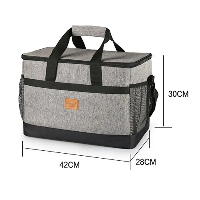 KinNet сумка холодильник для пикника 33л большая вместительность квадратные