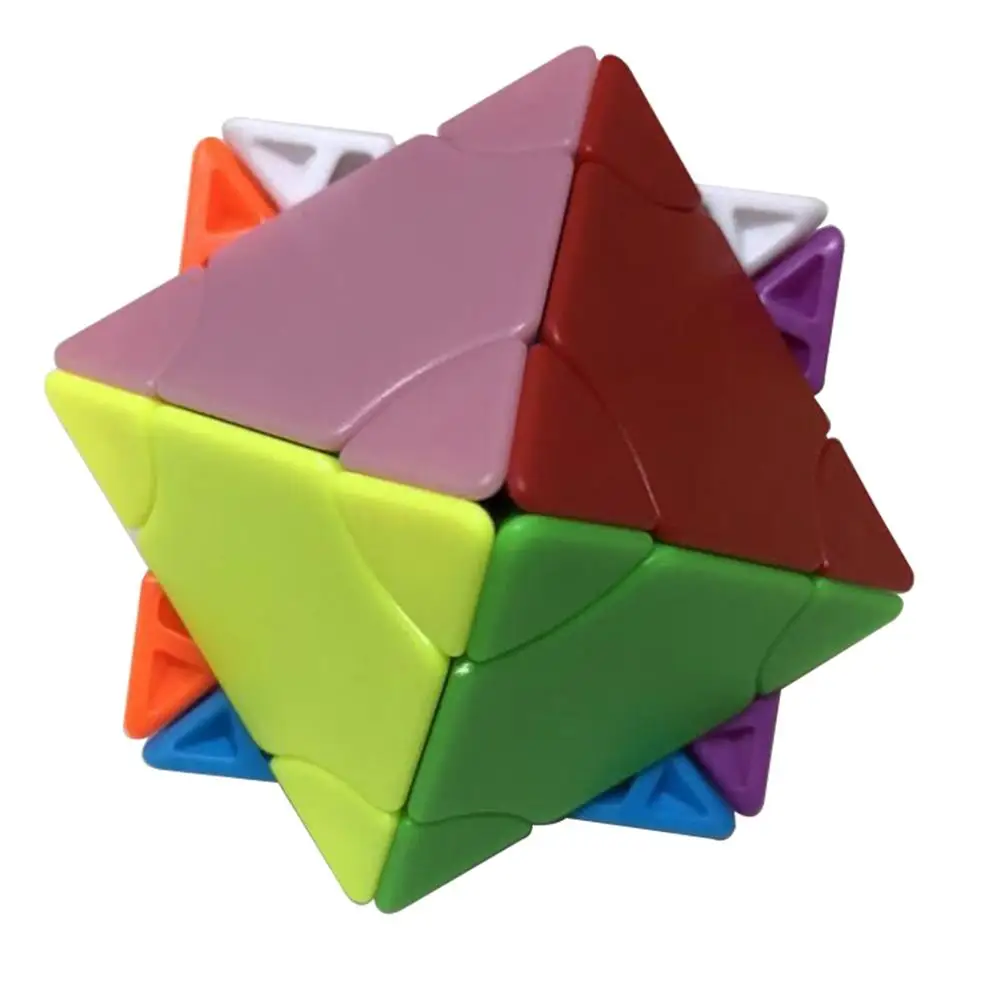 Новинка 2019 Fangshi Lim 2x2 изменяемая пирамида волшебный кубик октаhdron