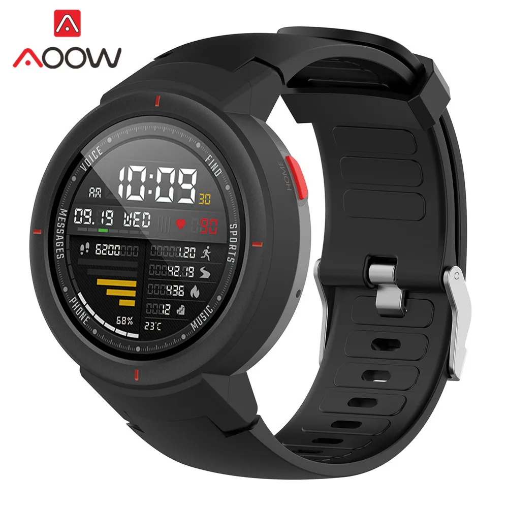 Мягкий силиконовый ремешок для часов Amazfit Verge Xiaomi Huami 3, спортивный сменный ремешок для браслета и поликарбоната, защитный чехол A1801