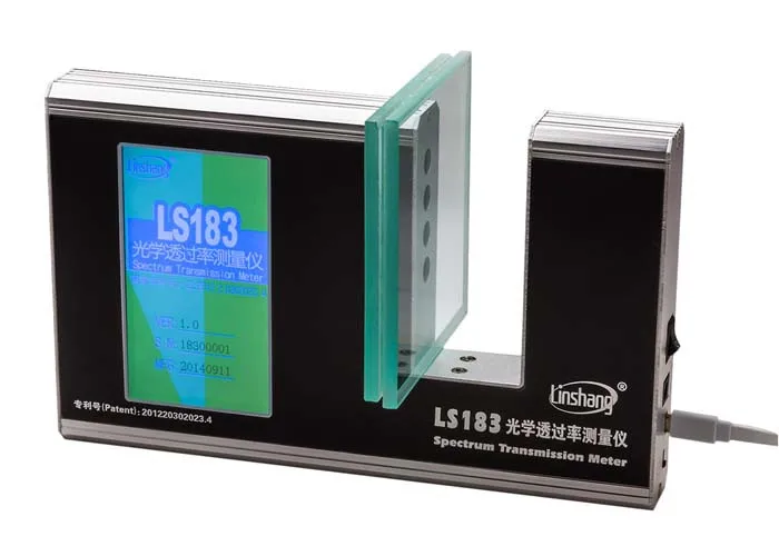 Linshang LS183 спектральный трансмиссионный измеритель УФ ИК трансмиссионный измеритель тестовая пленка стеклянный оконный оттенок с 940 IR 365 UV 380-760nm VL