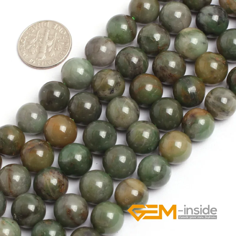 Бусины из зеленого нефрита 6 мм 8 10 мм|beads natural|stone beadsbeads for jewelry making |