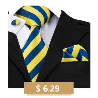 Бренд Hi-Tie, набор галстуков "пейсли", шелк, жаккард, мужской галстук, запонки, набор мужских галстуков для свадебной вечеринки