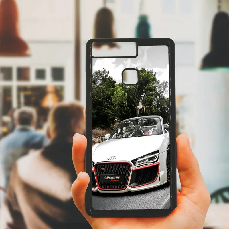 Hot Audi R8 Cool Car Mobile Phone Cases Hard PC Plastic Cover for Huawei P10 P9 Plus P8 Lite P7 Mate 10 9 8 7 Pro Shell | Мобильные