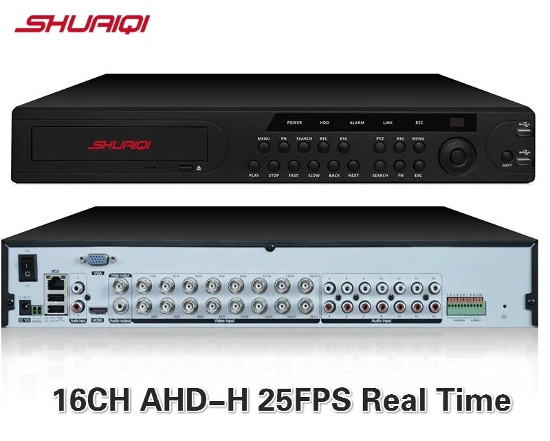 16 канал видеонаблюдения DVR AHD-H 1080 P в режиме реального времени 25fps безопасности
