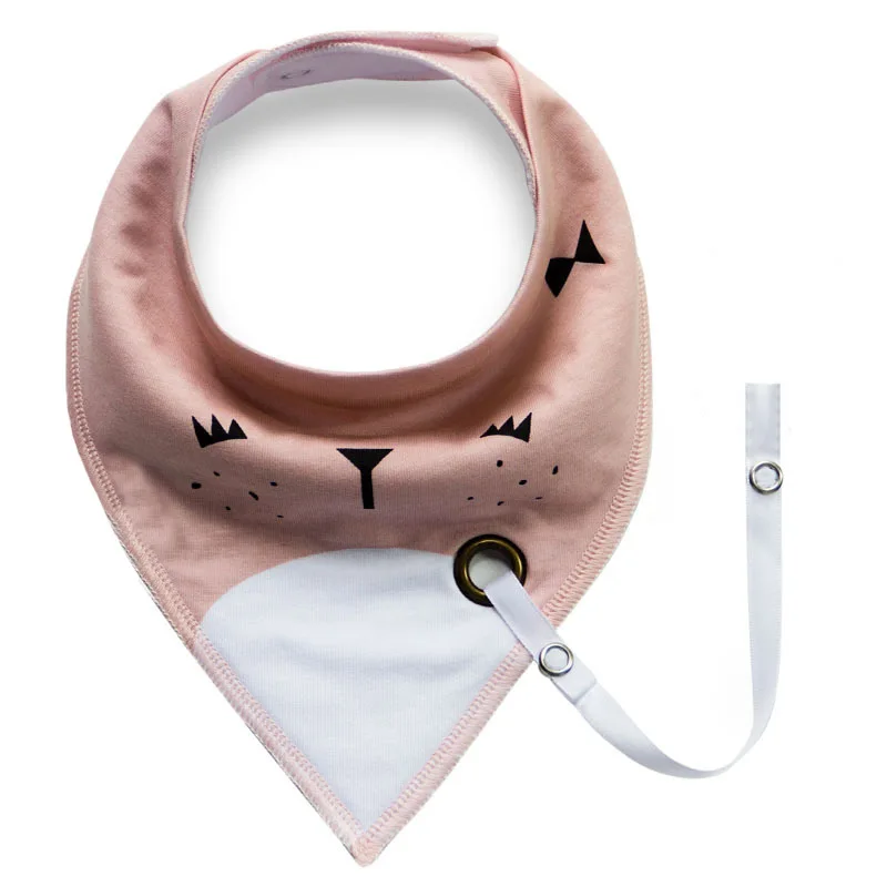 Новые стильные нагрудники с держателем для соски на цепочке хлопковые детей