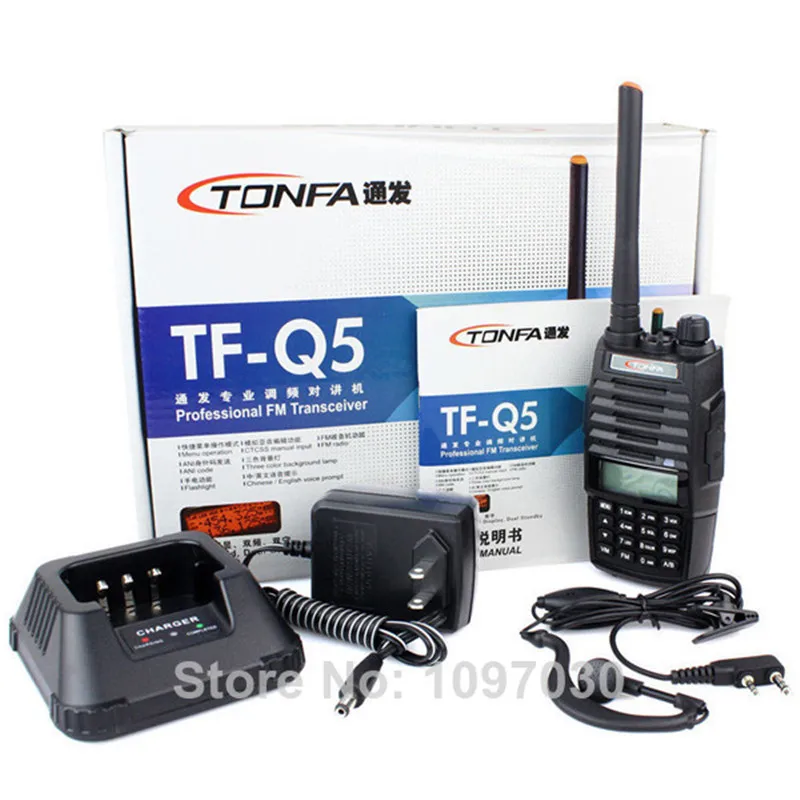 Новая рация TONFA TF Q5 VHF + UHF 136 174 400 480 МГц каналов 10 Вт двусторонняя радиосвязь 2 шт.|tonfa