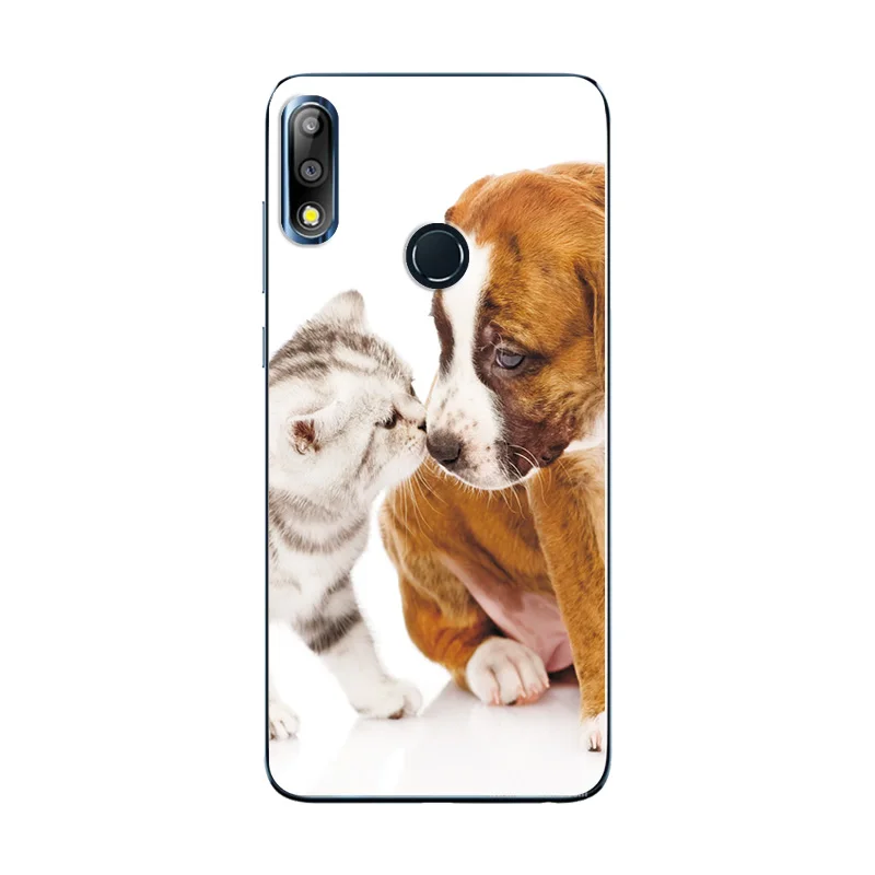 Милый модный чехол для телефона Zenfone Max M2 ZB633KL Animal Love Heart задняя крышка для Zenfone Max Pro M2 ZB631KL чехол-бампер