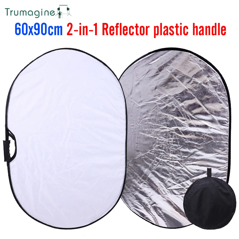 2 в 1 складной отражатель для фотоаппарата 60x90 см|for photography|reflector for studiophotography reflector |
