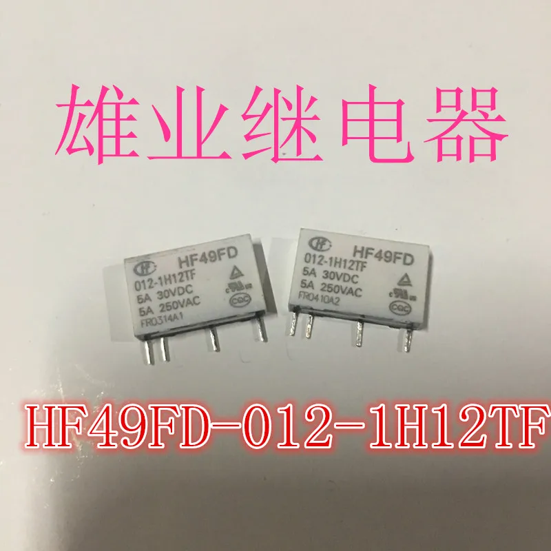 Реле HF HF49FD 012 1H12TF 12VDC 5A 4PIN|Реле| |