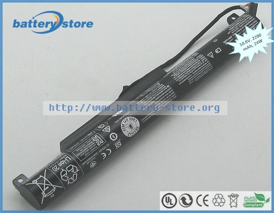 10,8 В, 24 Вт настоящая батарея L14S3A01, 3INR19/65 для lenovo ideapad 100, lenovo B50-10, ideapad 100-15IBY