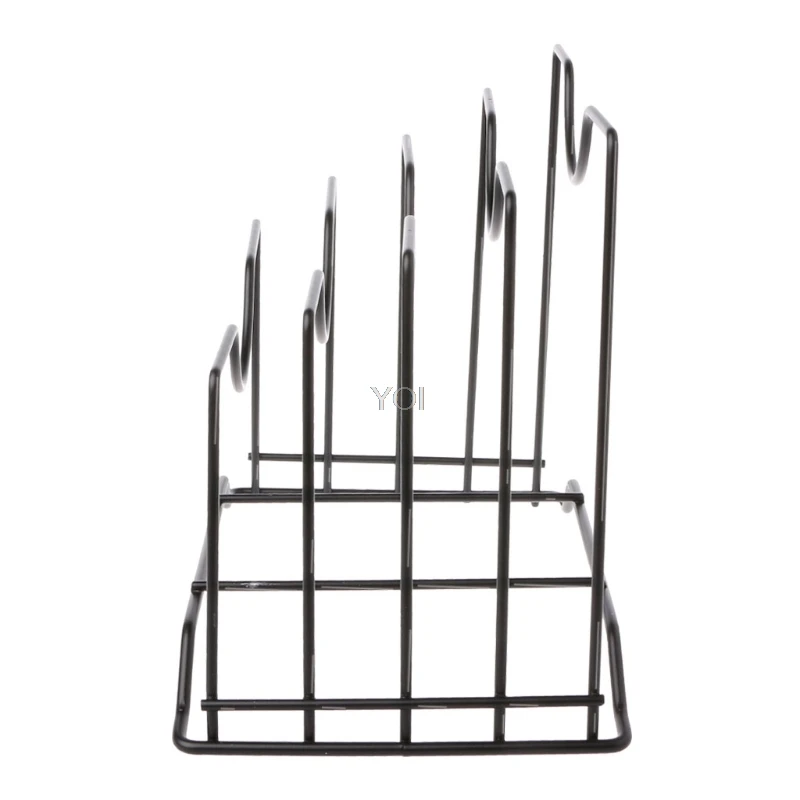 

Iron Place Pot Lid Shelf Holder Storage Tool for Kitchen Organizer Goods Pan Cover Rack Stand Spoon Kitchen Accessory